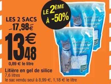 Litière En Gel De Silice
