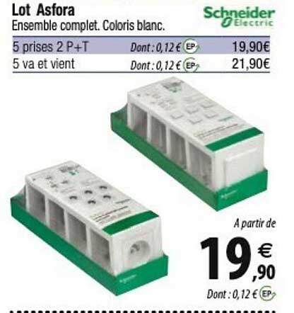 lot asfora schneider electric