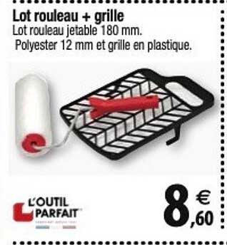 lot rouleau + grille l'outil parfait