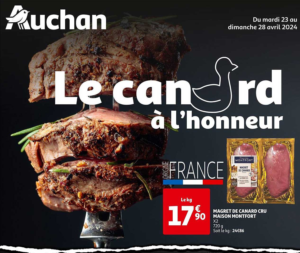 Magret De Canard Cru Maison Montfort