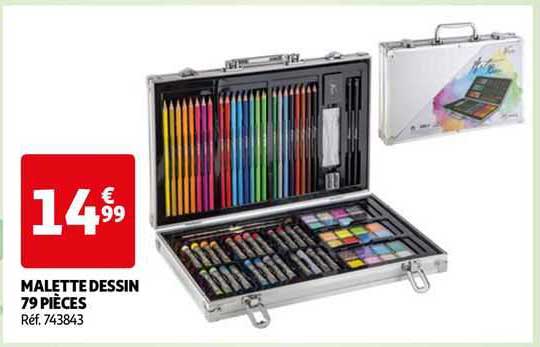 malette dessin 79 pièces