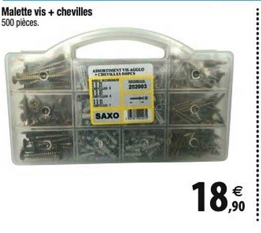 malette vis + chevilles