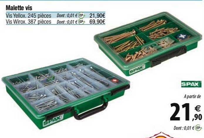 malette vis spax