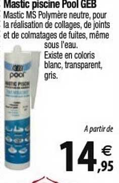 mastic piscine pool geb