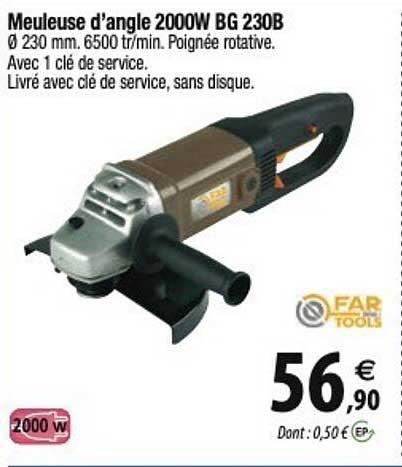 Meuleuse D'angle 2000w Bg 230b