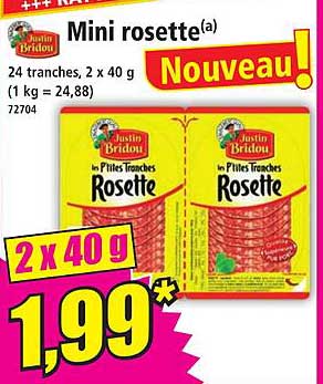 mini rosette justin bridou