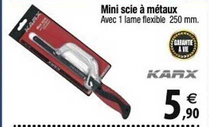 mini scie à métaux karx