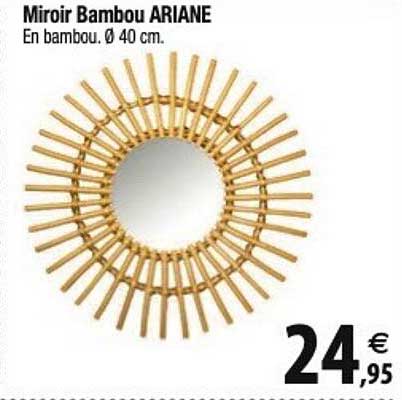 miroir bambou ariane