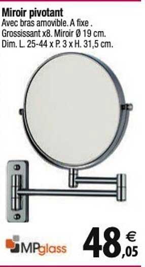 Miroir Pivotant