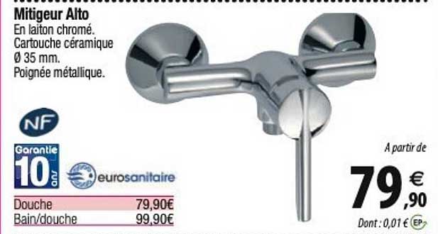 mitigeur alto eurosanitaire