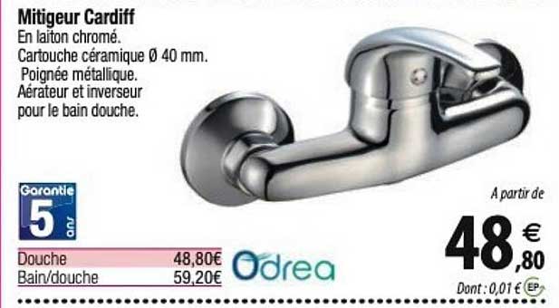 mitigeur cardiff odrea