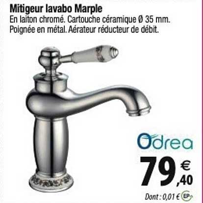 mitigeur lavabo marple odrea