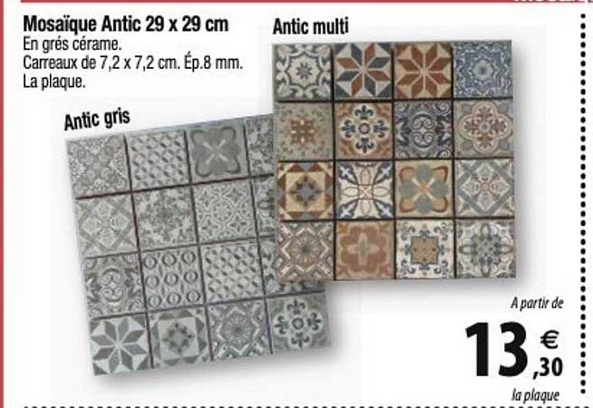 mosaïque antic 29 x 29 cm