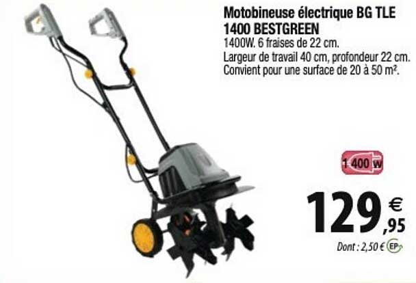 motobineuse électrique bg tle 1400 bestgreen