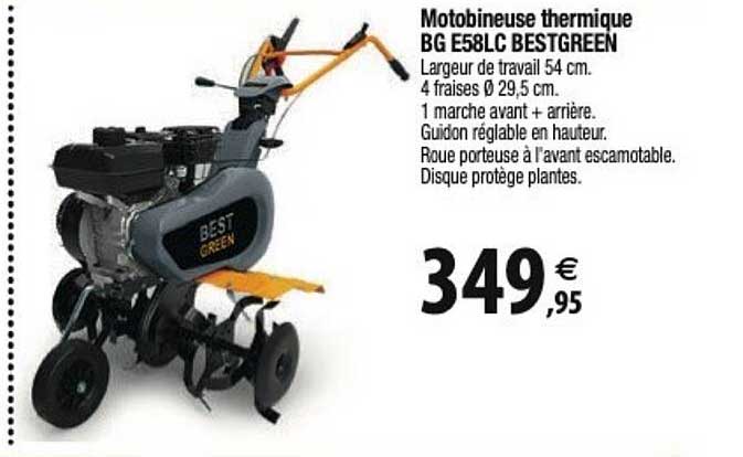 Motobineuse Thermique Gb E58lc Bestgreen