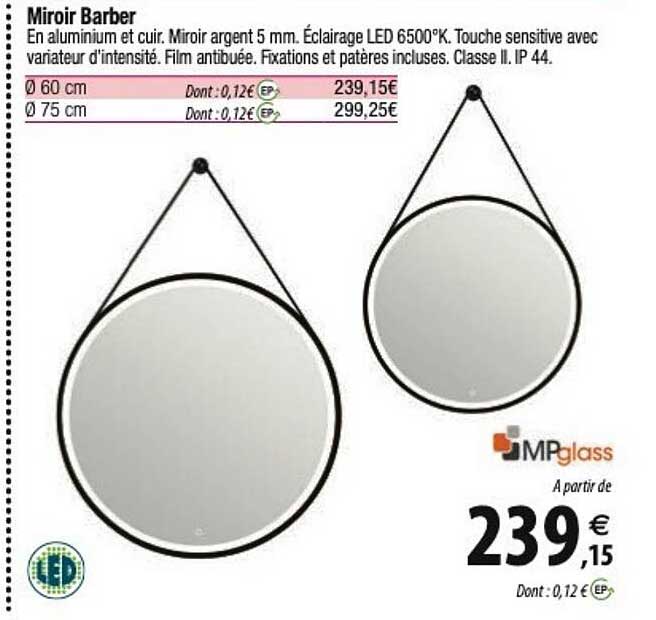 mpglass miroir barber