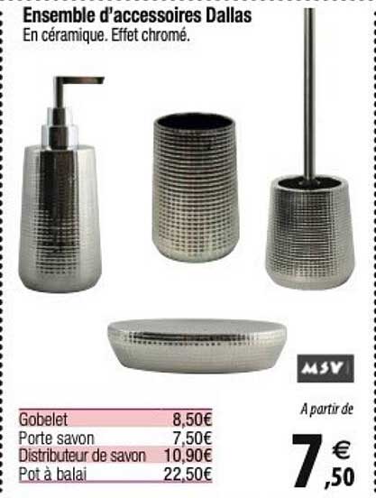 msv ensemble d'accessoires dallas