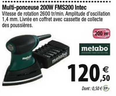 multi-ponceuse 200w fms200 intec