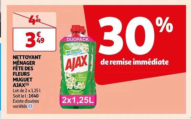 Nettoyant Ménager Fête Des Fleurs Muguet Ajax