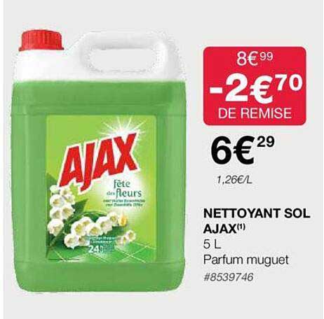 Nettoyant Sol Ajax