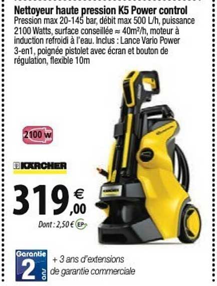 nettoyeur haute pression k5 power control