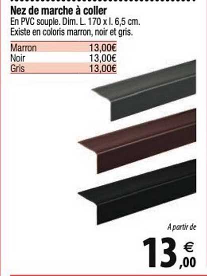 nez de marche à coller