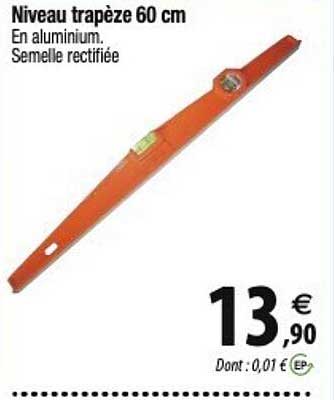 niveau trapèze 60 cm