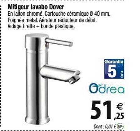 odrea mitigeur lavabo dover