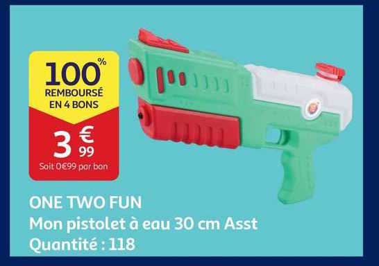 one two fun mon pistolet à eau 30 cm asst