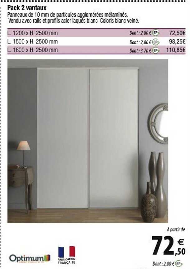 optimum pack 2 vantaux