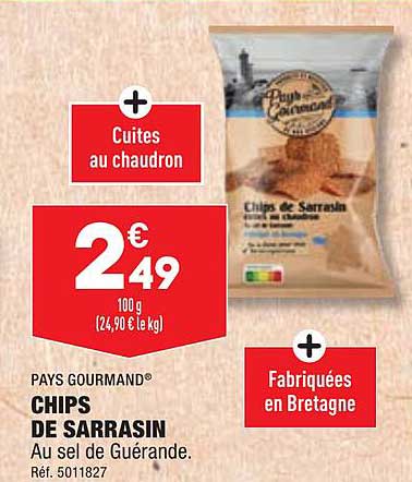 Pays Gourmand Chips De Sarrasin