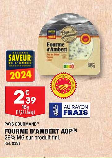 pays gourmand fourme d'ambert aop