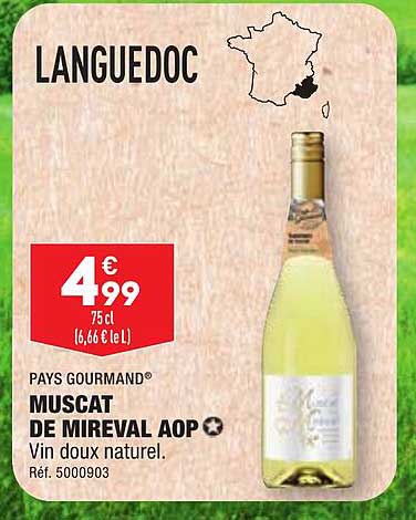 Pays Gourmand Muscat De Mireval Aop