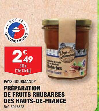 pays gourmand préparation de fruits rhubarbes des hauts-de-france