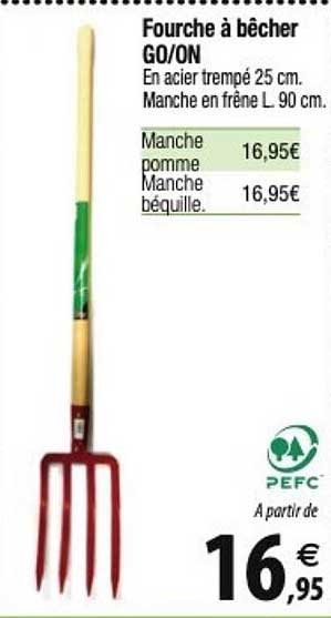pefc fourche à bêcher go/on