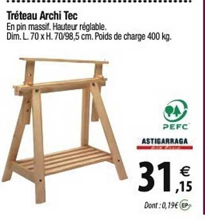 pefc tréteau archi tec