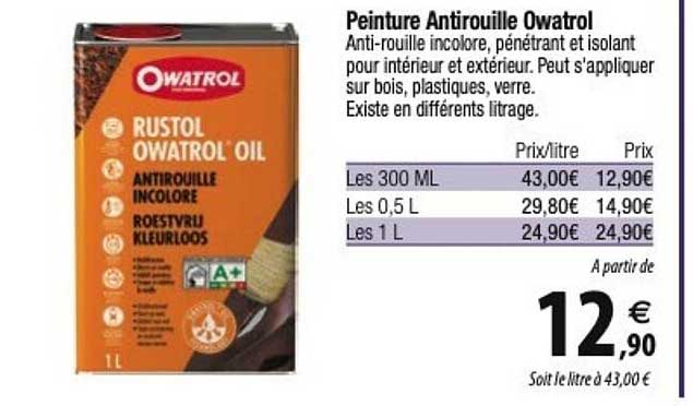 Peinturé Antirouille Owatrol