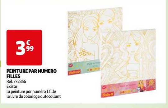 peinture par numero filles