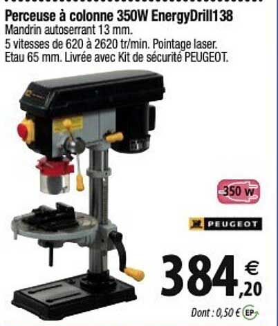 Perceuse à Colonne 350w Energydrill138