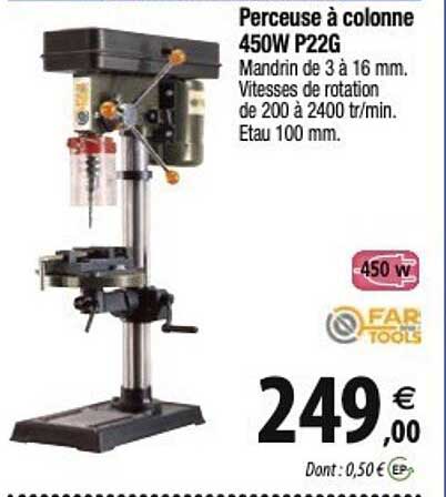 perceuse à colonne 450w p22g