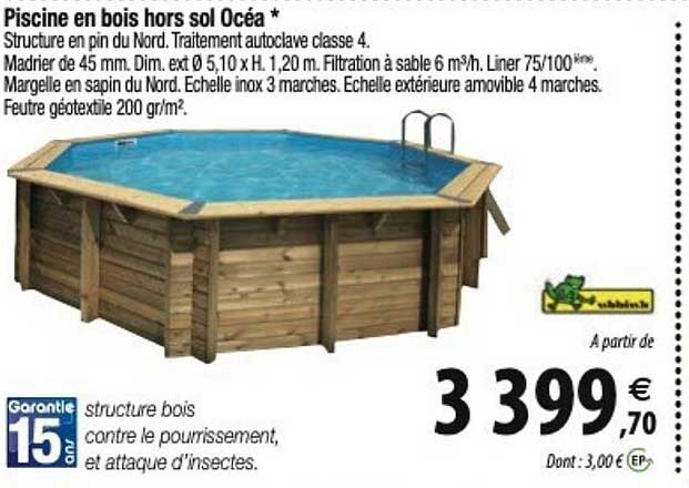 piscine en bois hors osl océa