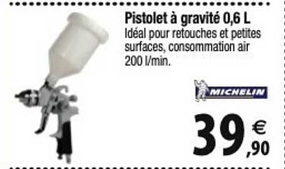 pistolet à gravité 0.6 l michelin