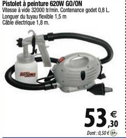 pistolet à peinture 620w go/on