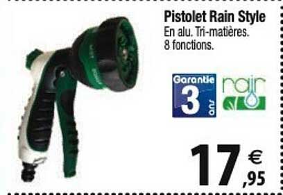 pistolet rain style