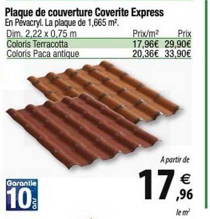 Plaque De Couverture Coverite Express