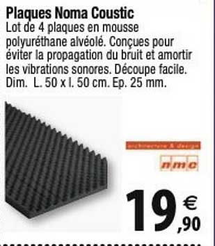 plaques noma coustic