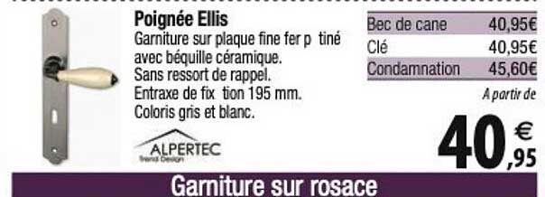 poignée ellis alpertec