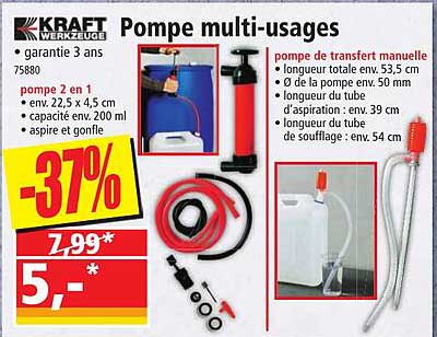pompe multi-usages kraft werkzeuge