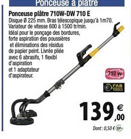 Ponceuse Plâtre 710w-dw 710 E