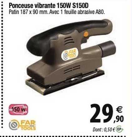 ponceuse vibrante 150w s150d